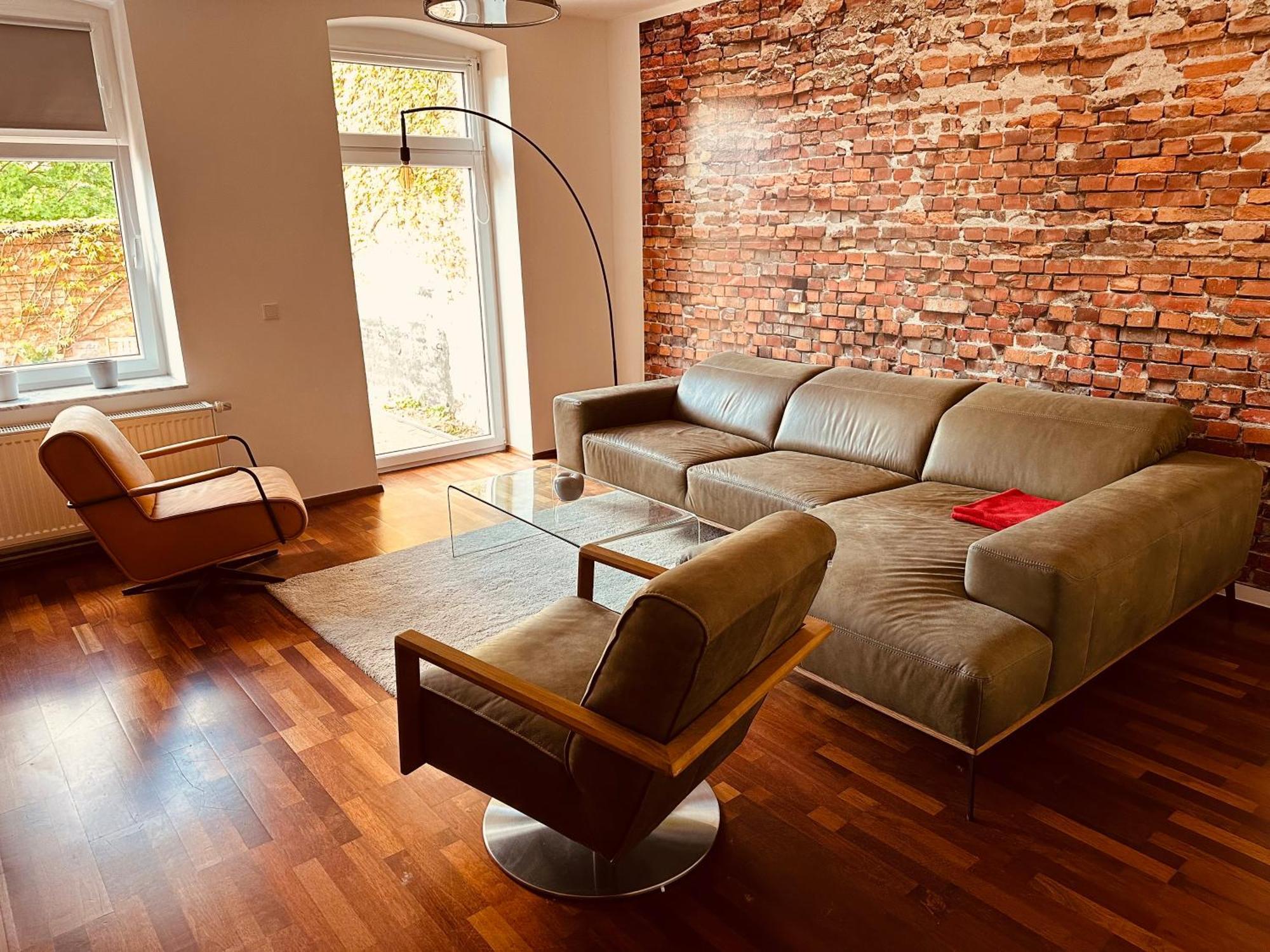 Moderne Wohnung In Eberswalde Buitenkant foto